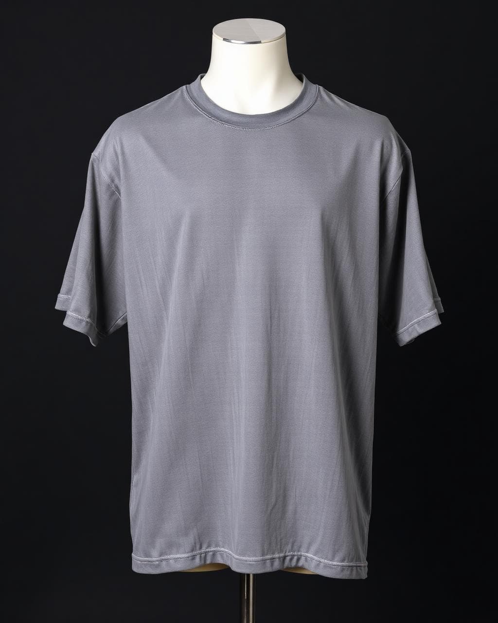 OPEN 003 WASHED GREY oversized heavyweight tee